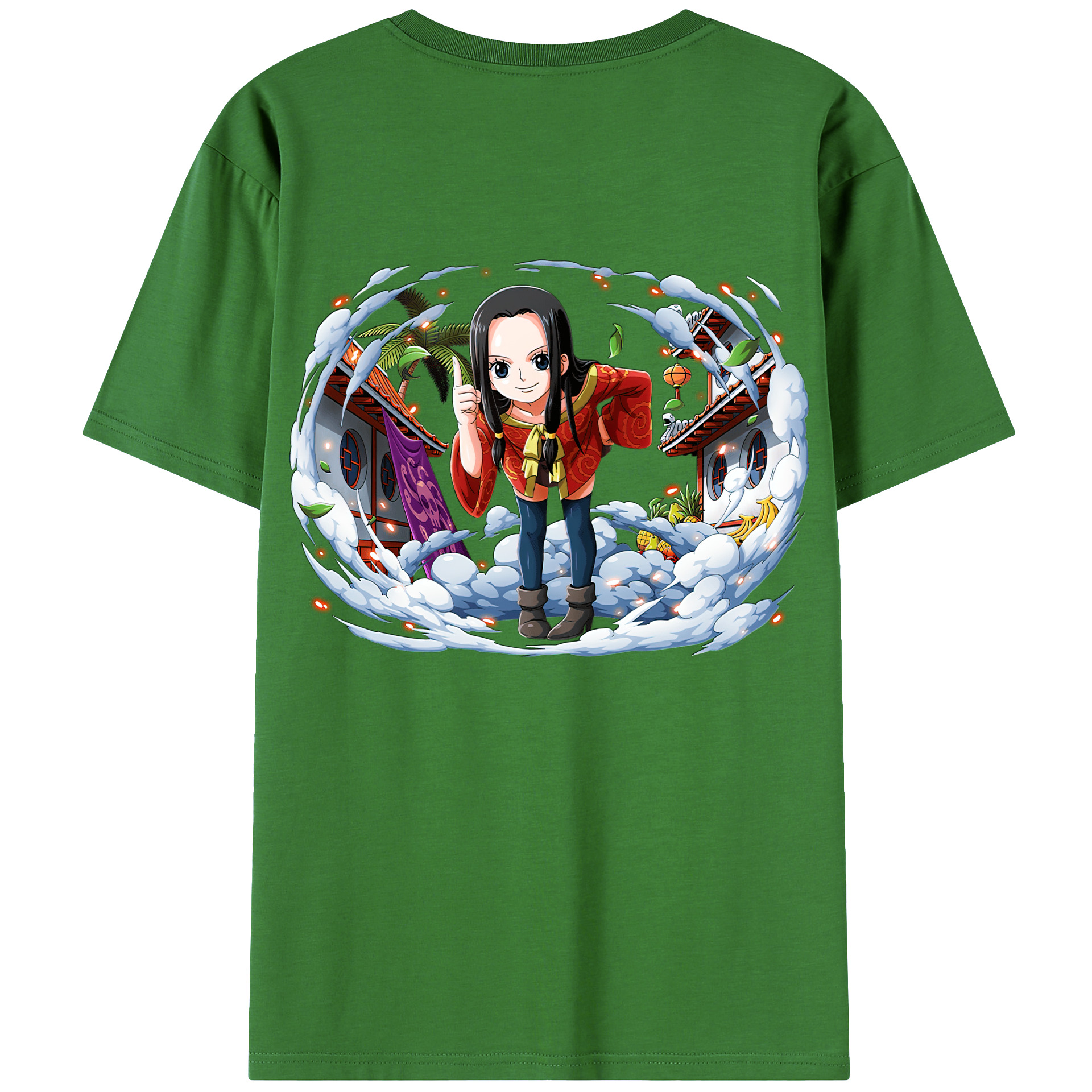 ワンピース ボア・ハンコック ONE PIECE Boa·Hancock レディース半袖Tシャツ(バックプリント)